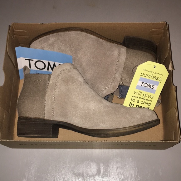 Toms Shoes - Toms Deia dessert taupe booties